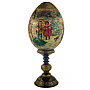 Пасхальное яйцо на подставке "Зимние забавы", фотография 5. Интернет-магазин ЛАВКА ПОДАРКОВ