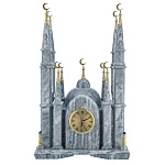 Часы настольные из натурального камня "Мечеть"