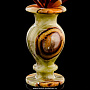 Сувенир "Цветок в вазе" (янтарь, оникс), фотография 5. Интернет-магазин ЛАВКА ПОДАРКОВ