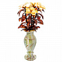 Янтарная композиция с ониксом "Цветы в вазе", фотография 5. Интернет-магазин ЛАВКА ПОДАРКОВ