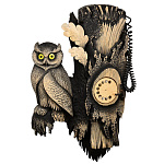 0011228 Резьба по дереву Скульптура "Телефон  СОВА" Ручная работа