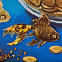 Картина янтарная "Рыбки. Символ достатка" 60х40 см, фотография 3. Интернет-магазин ЛАВКА ПОДАРКОВ
