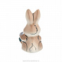 Статуэтка "Кролик с морковкой". Гжель, фотография 4. Интернет-магазин ЛАВКА ПОДАРКОВ