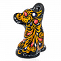 Фарфоровая статуэтка "Тигр". Хохлома, фотография 3. Интернет-магазин ЛАВКА ПОДАРКОВ
