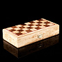 Шашки дорожные из карельской берёзы, фотография 3. Интернет-магазин ЛАВКА ПОДАРКОВ
