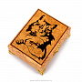 Шкатулка деревянная "Кошка" (карельская береза), фотография 1. Интернет-магазин ЛАВКА ПОДАРКОВ