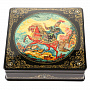 Шкатулка с художественной росписью "Королевич Елисей", фотография 3. Интернет-магазин ЛАВКА ПОДАРКОВ