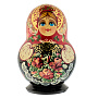 Матрешка "Цветы" 10 мест, фотография 2. Интернет-магазин ЛАВКА ПОДАРКОВ