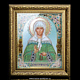 Икона "Матрона Московская" (Стразы), фотография 1. Интернет-магазин ЛАВКА ПОДАРКОВ