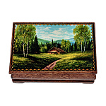 201320 Шкатулка  ПЕЙЗАЖ ЛЕТО, 9*5*3 см