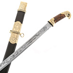 0074029 Оружие сувенирное ШАШКА КАЗАЧЬЯ ГВАРДЕЙСКАЯ НАГРАДНАЯ "Н" дерево