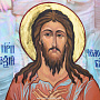 Икона на перламутре "Преподобный Алексий, человек Божий" 35х30 см, фотография 3. Интернет-магазин ЛАВКА ПОДАРКОВ