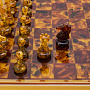 Шахматы янтарные "Дебют" 30х30 см, фотография 5. Интернет-магазин ЛАВКА ПОДАРКОВ