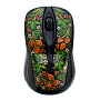 Беспроводная компьютерная мышь с росписью. Хохлома, фотография 1. Интернет-магазин ЛАВКА ПОДАРКОВ