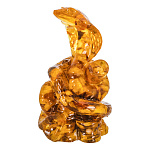 202149 Янтарь Скульптура Символ года 2025 ЗМЕЯ,90*90*60мм