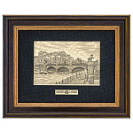 /16,5*21см Офорт черно-белый " Санкт-Петербург"