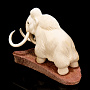 Скульптура из кости кита и бивня мамонта "Мамонт", фотография 3. Интернет-магазин ЛАВКА ПОДАРКОВ