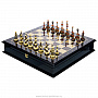 Шахматный ларец с янтарными фигурами 48х48 см, фотография 1. Интернет-магазин ЛАВКА ПОДАРКОВ