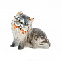 Статуэтка "Кот персидский". Гжель, фотография 4. Интернет-магазин ЛАВКА ПОДАРКОВ