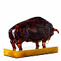 Скульптура из янтаря "Бык - опора России", фотография 3. Интернет-магазин ЛАВКА ПОДАРКОВ