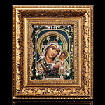 0055283 ИКОНА "БМ"Казанская" конгрев термополиграфия с короб.презентацией №197 в П/У дуб