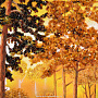 Картина янтарная "Осень в парке. Мостик" 60х80 см, фотография 4. Интернет-магазин ЛАВКА ПОДАРКОВ