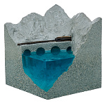 Скульптура из смолы "Поезд"