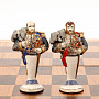 Шахматы деревянные "Бородино" с фарфоровыми фигурами, фотография 11. Интернет-магазин ЛАВКА ПОДАРКОВ