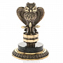 Статуэтка из бронзы и камня "Сова", фотография 1. Интернет-магазин ЛАВКА ПОДАРКОВ