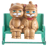 201837  Сувенир КОМПОЗИЦИЯ  КОТЫ "ПЕРВАЯ ЛЮБОВЬ" 14 см Б08