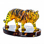 Скульптура из янтаря "Тигр" малая, фотография 1. Интернет-магазин ЛАВКА ПОДАРКОВ