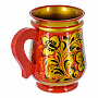 Кружка "Золотая кудрина". Хохлома, фотография 2. Интернет-магазин ЛАВКА ПОДАРКОВ