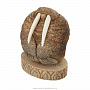 Скульптура из кости "Морж в медитации", фотография 2. Интернет-магазин ЛАВКА ПОДАРКОВ