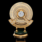 /Б Златоуст ЧАСЫ "Вечность" в П/У подставка-нефрит