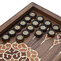Нарды-шашки деревянные маркетри "Султан" 49х25 см, фотография 4. Интернет-магазин ЛАВКА ПОДАРКОВ