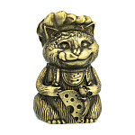 202988 КОЛОКОЛЬЧИК "КОШКА С МЫШКОЙ", К30,h=6см,латуньНФ-00017809