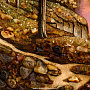 Картина янтарная "Пейзаж. Часовня" 40х60 см, фотография 4. Интернет-магазин ЛАВКА ПОДАРКОВ