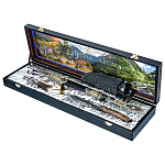 0090161Кавказский  подарочный НАБОР КИНЖАЛ,НОЖ,РОГ