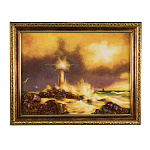 Картина янтарная "Маяк" 30х40 см