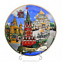 Сувенирная тарелка "Москва-коллаж" , фотография 1. Интернет-магазин ЛАВКА ПОДАРКОВ