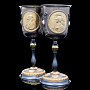 Набор кубков "Императорский" в подарочной деревянной шкатулке, фотография 2. Интернет-магазин ЛАВКА ПОДАРКОВ