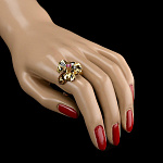 820920/фианит/6,63г  Серебро 925* КОЛЬЦО вст. фианит р/*п