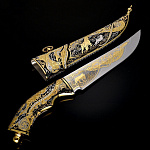 0044832/ФР Златоуст НОЖ "Пума"украшенный цельномет. в П/У