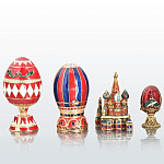 -ХВБ-средний Сувенир ШКАТУЛКА "ХРАМ ВАСИЛИЯ БЛАЖЕННОГО" (в стиле Фаберже)