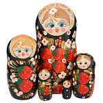Матрешка "Клубника" 5 мест