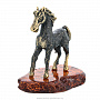 Статуэтка с янтарем "Лошадь Радуга", фотография 2. Интернет-магазин ЛАВКА ПОДАРКОВ
