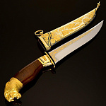 0050600 Златоуст Нож украшенный (голова)(с эмалью), В АССОРТИМЕНТЕ  в П/У