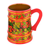 0039719 Хохлома Кружка 180х140 (Высшая категория) 13140180140
