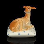 0030769/82.81319.00.1 ЛФЗ СКУЛЬПТУРА "Левретка на подушке Мимми" МН1