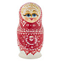 Матрешка "Зимние узоры" 5 мест, фотография 2. Интернет-магазин ЛАВКА ПОДАРКОВ